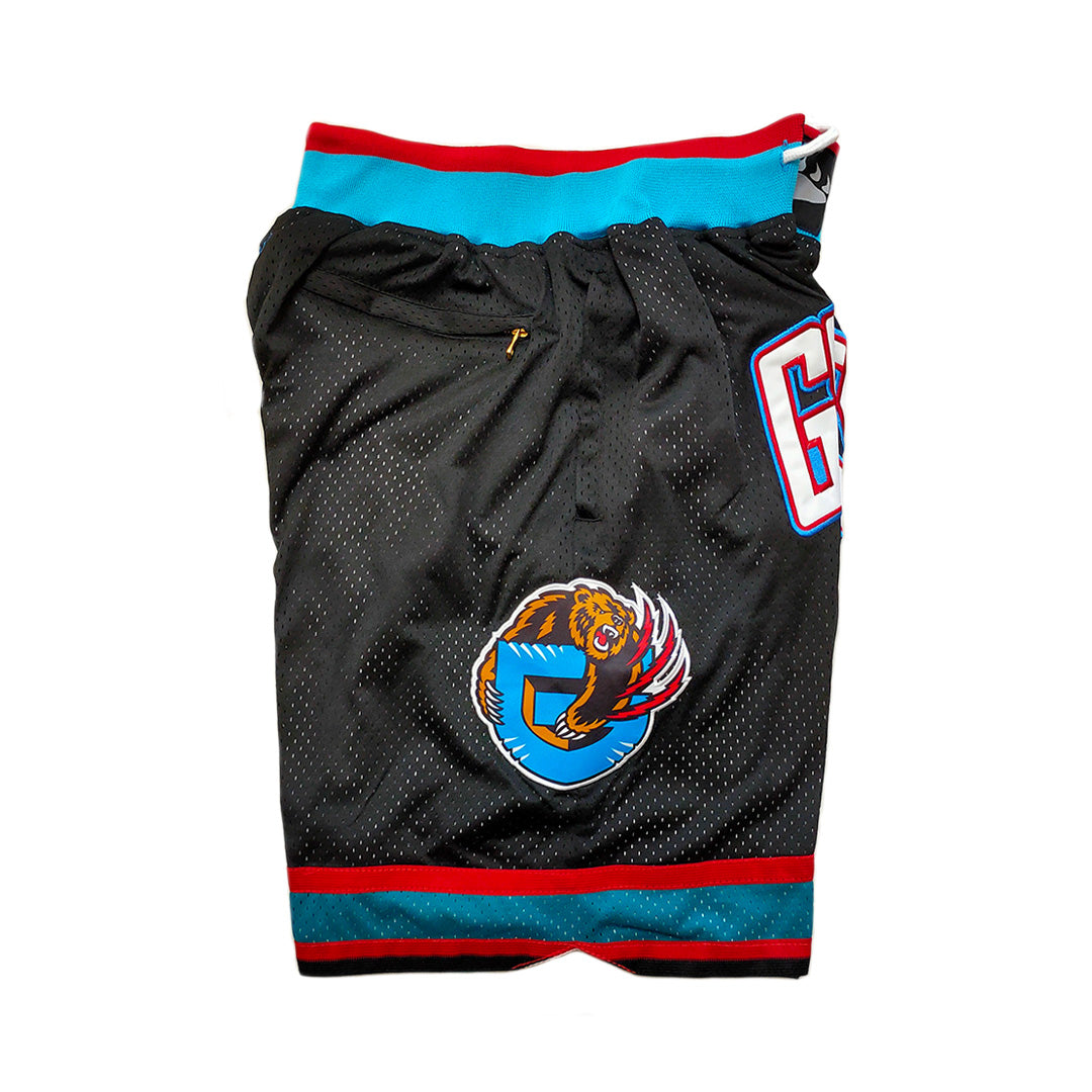 Grizzlies Logo Vintage Shorts - Black