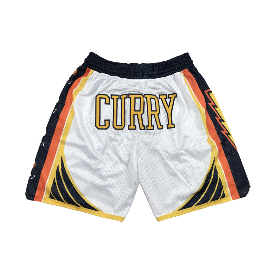 Steph Curry '22 Finals Vintage Shorts - White