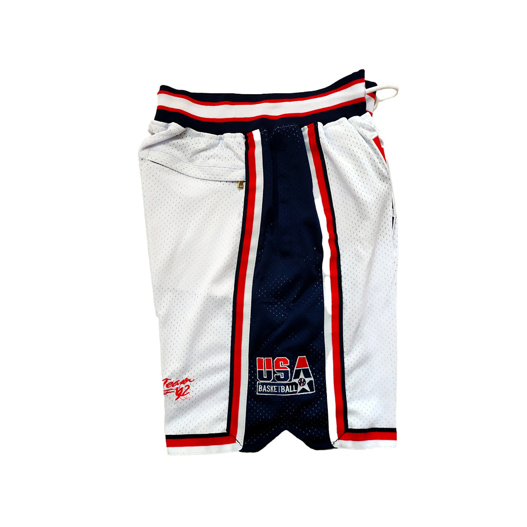 Team USA Vintage Shorts - White