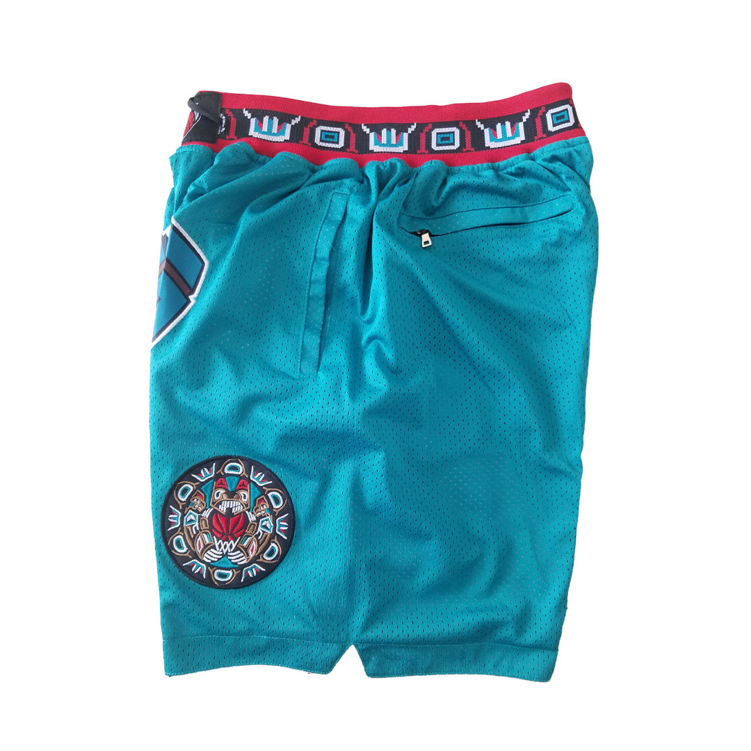Grizzlies Logo Vintage Shorts - Teal