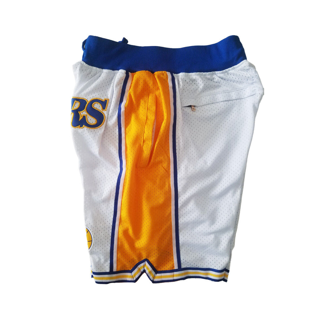 Warriors Vintage Shorts - White