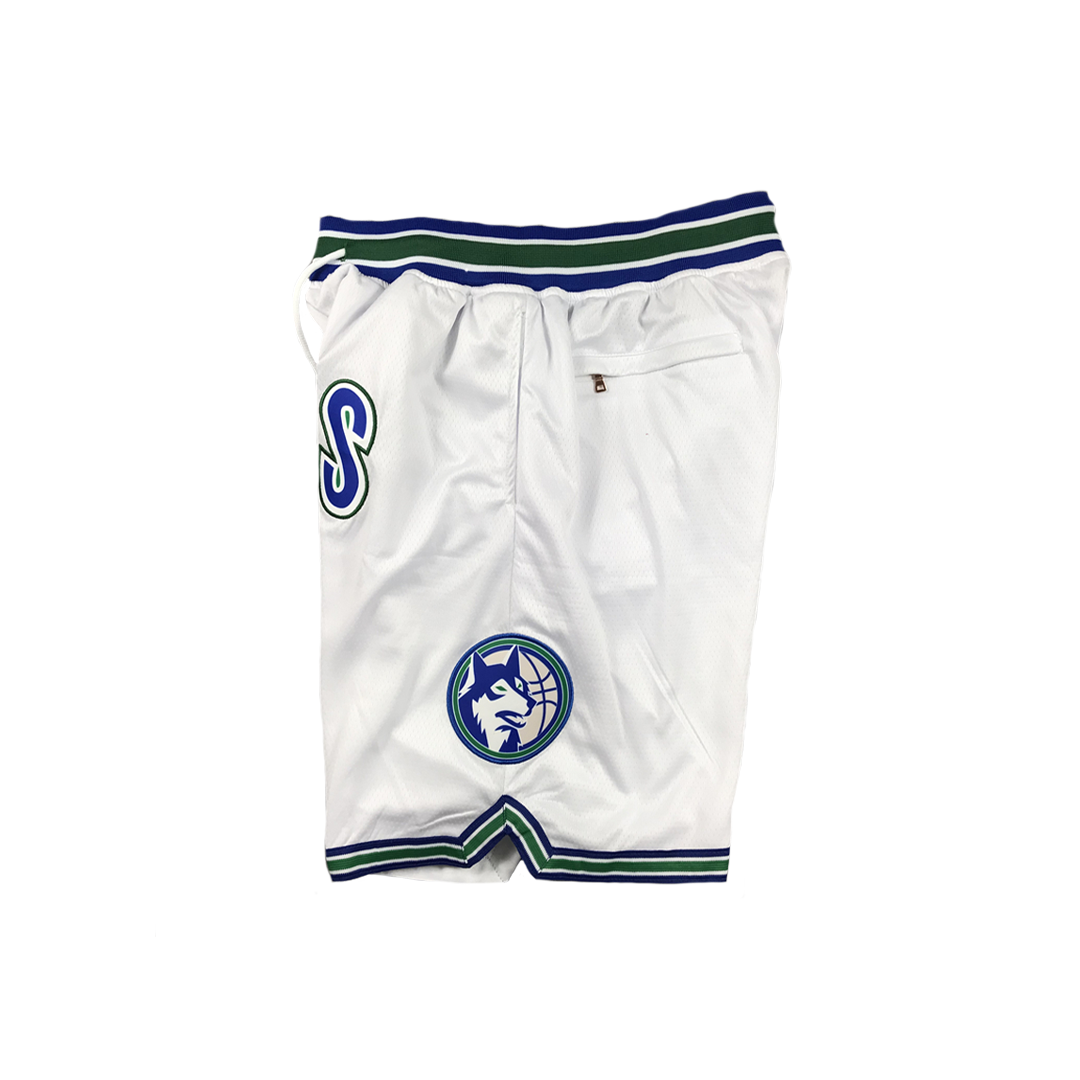 Timberwolves Vintage Shorts - White