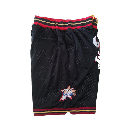 Sixers Vintage Shorts - Black