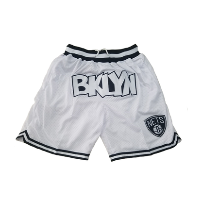 Nets Vintage Shorts - White