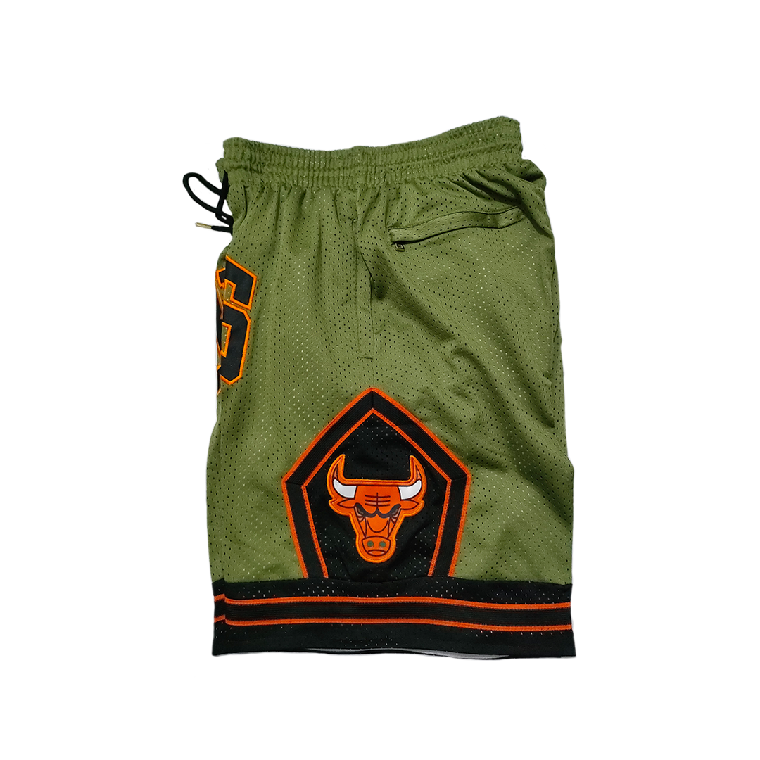 Bulls Vintage Shorts - Green/Orange