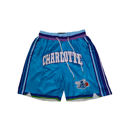 Hornets Vintage Shorts - Blue