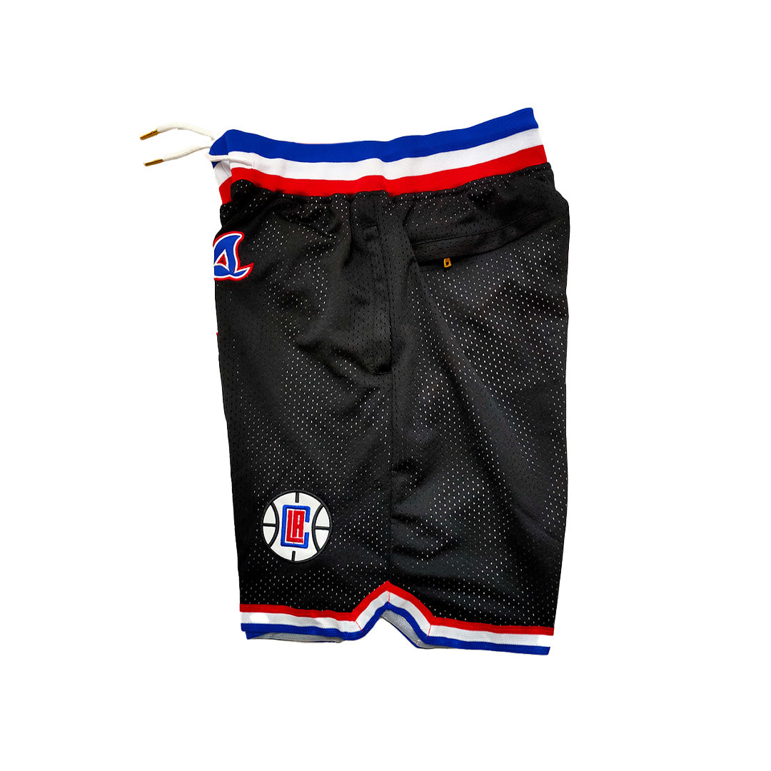 Clippers Script Vintage Shorts - Black
