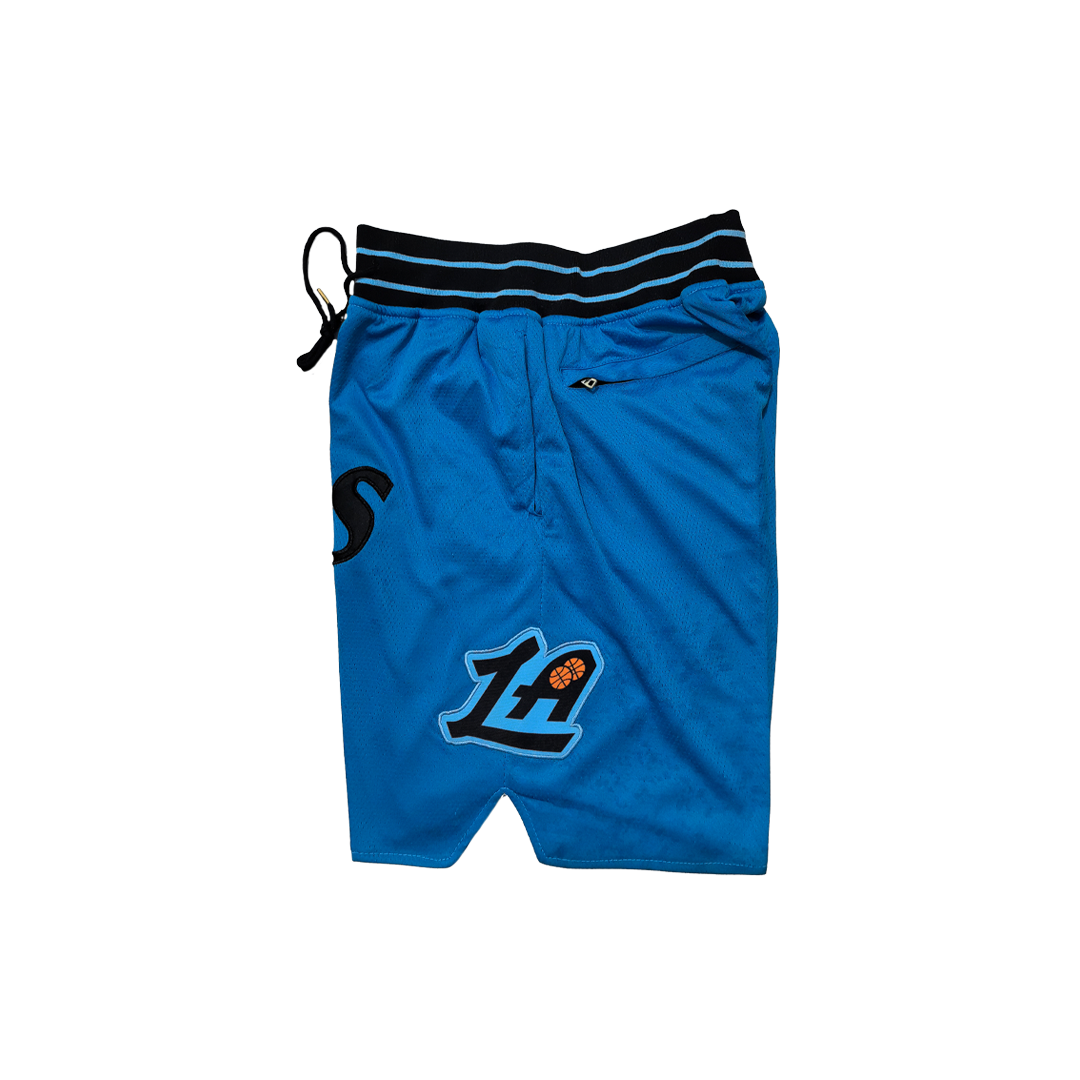 Clippers Vintage Shorts - Blue Script