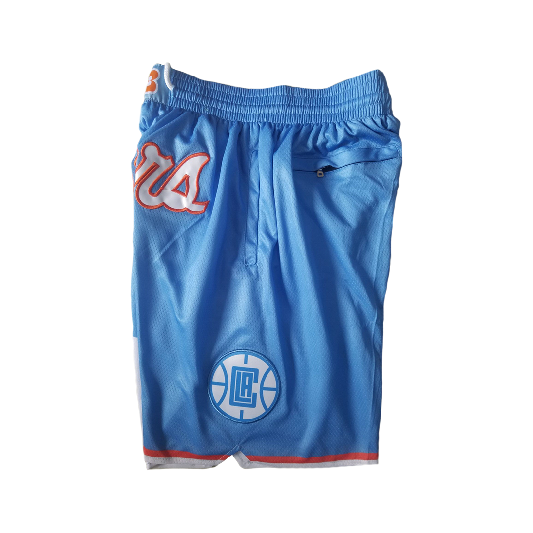Clippers Vintage Shorts - Light Blue/Script