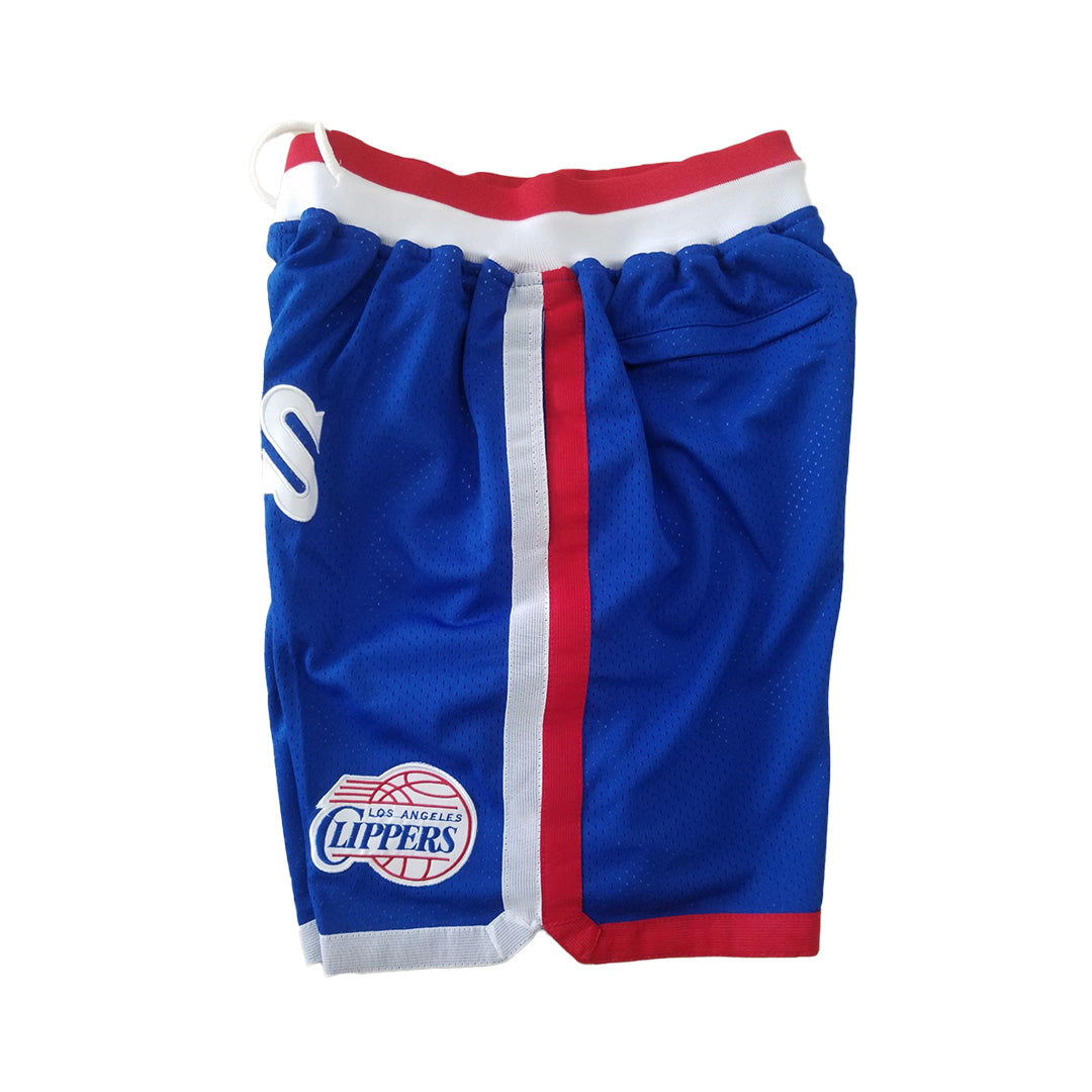 Clippers Script Vintage Shorts - Blue