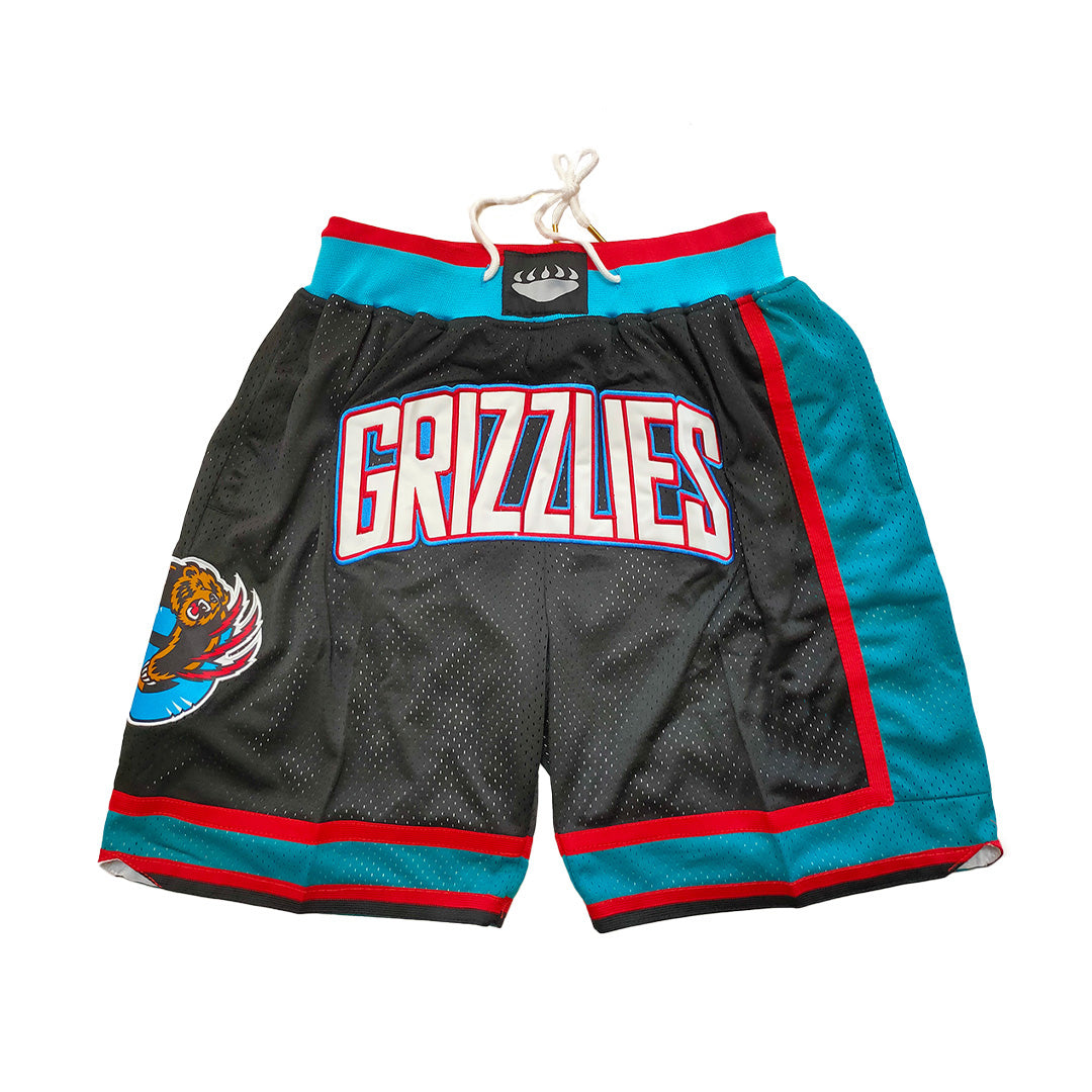 Grizzlies Logo Vintage Shorts - Black
