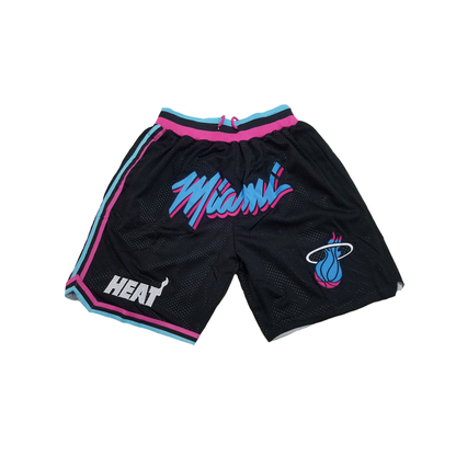 Heat Vintage Shorts - Black/Pink