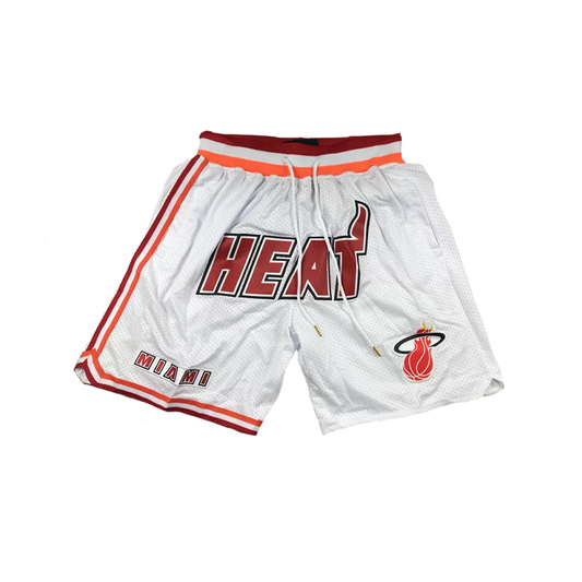 Heat Vintage Shorts - White/Red