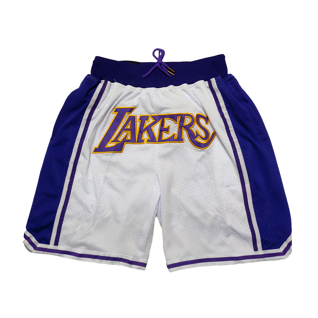 Lakers Vintage Shorts - White