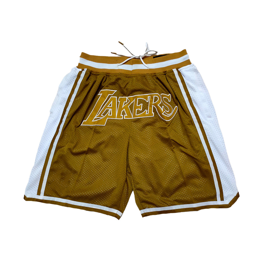 Lakers Vintage Shorts - Gold