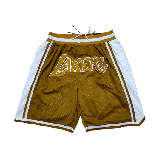 Lakers Vintage Shorts - Gold