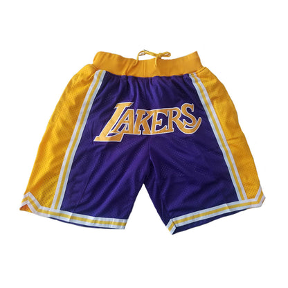 Lakers Vintage Shorts - Purple/Yellow