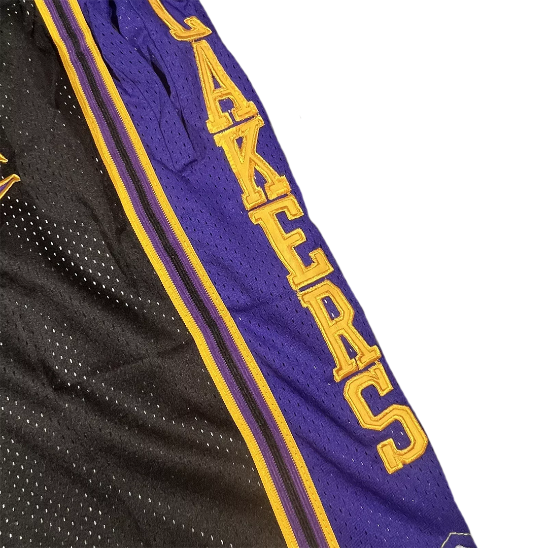 Lakers Vintage Shorts - Black/Script