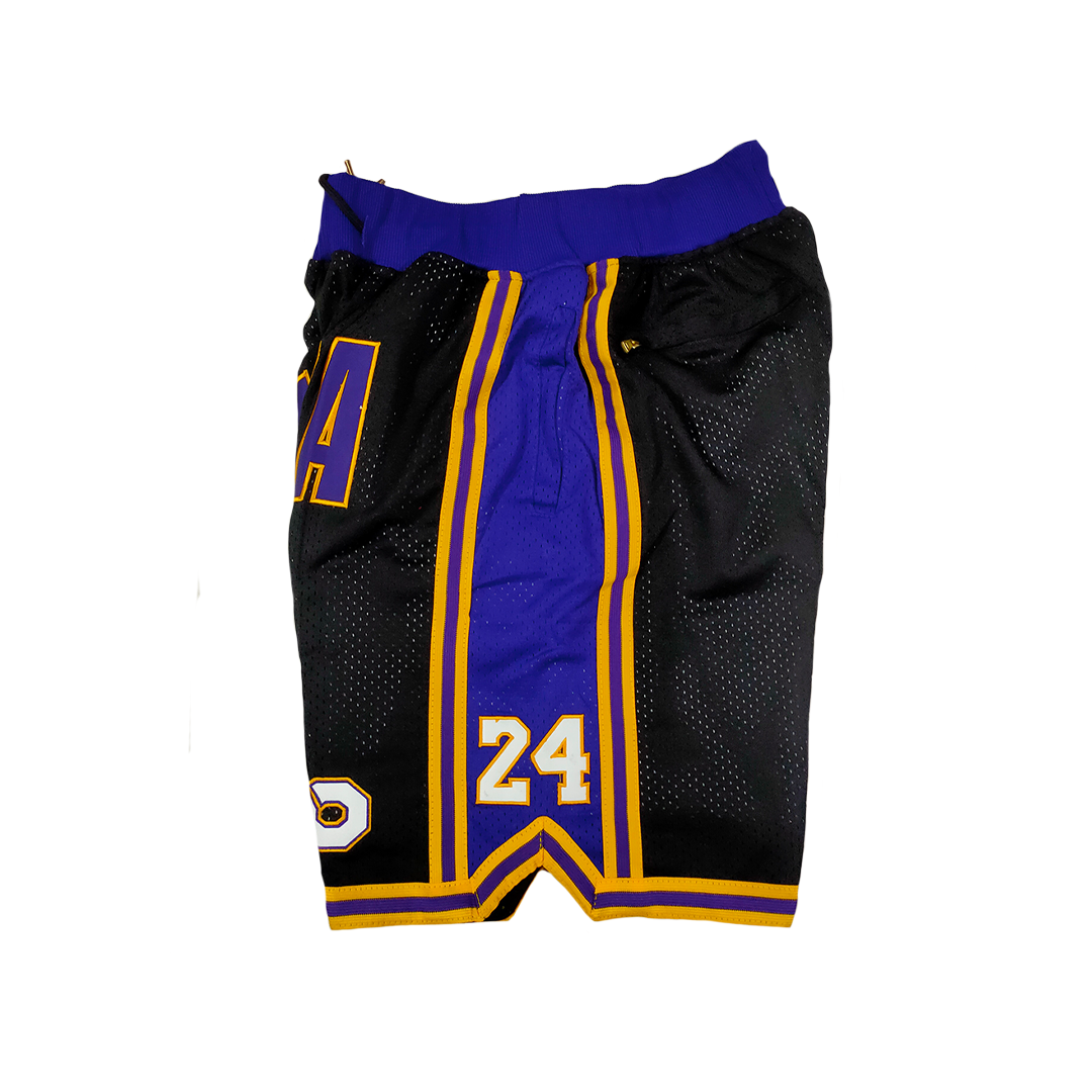 Mamba Vintage Shorts - Black/Purple