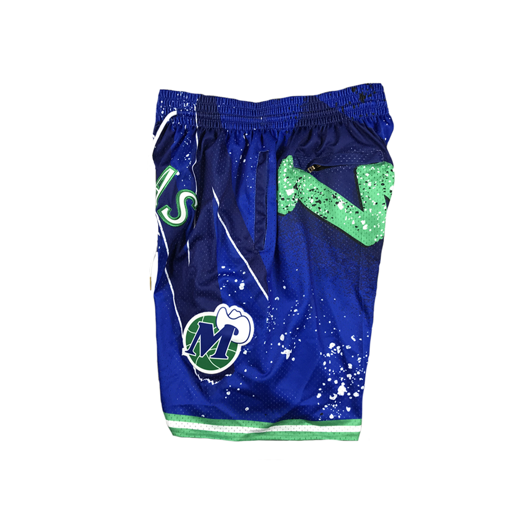 Mavericks Paint Splatter Vintage Shorts