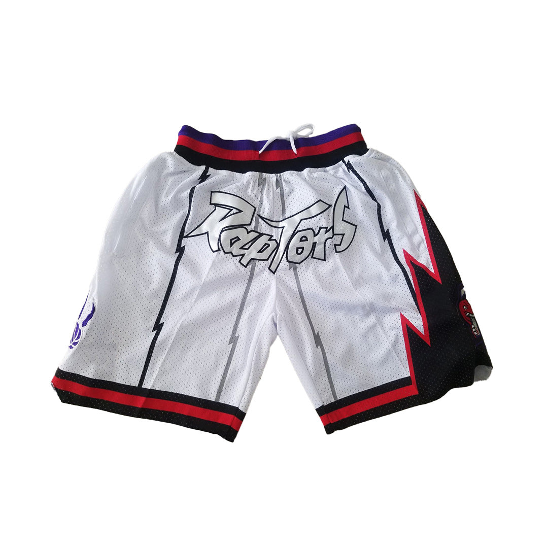 Raptors Vintage Shorts - White