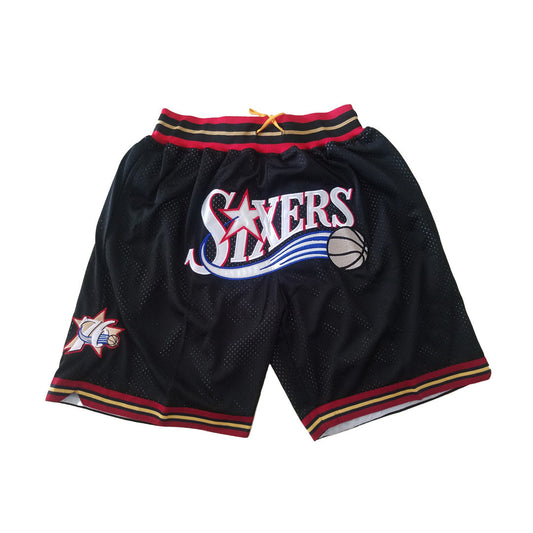Sixers Vintage Shorts - Black