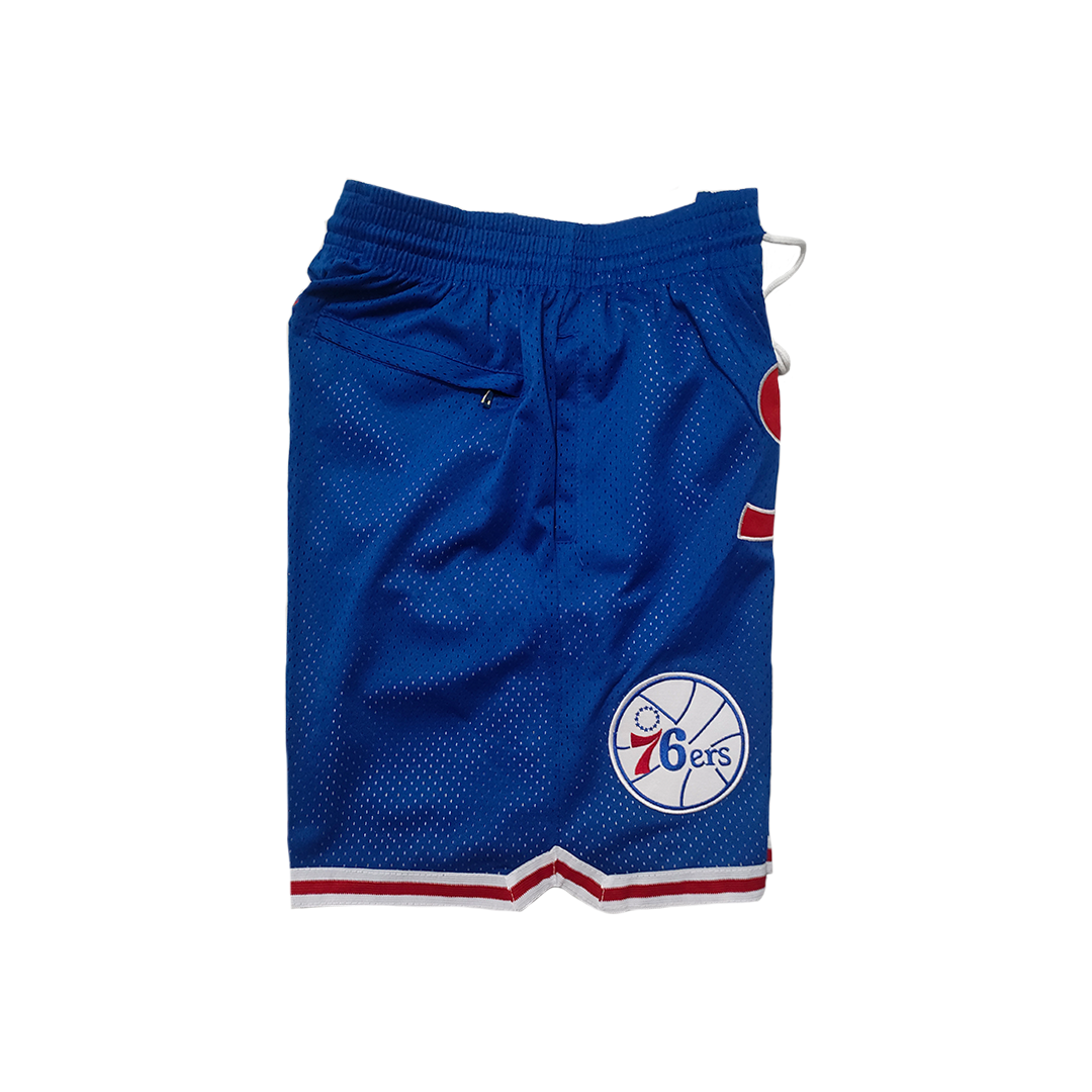Sixers Vintage Shorts - Blue