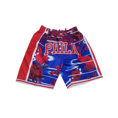 Sixers Vintage Shorts - Floral