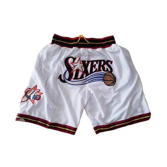 Sixers Vintage Shorts - White