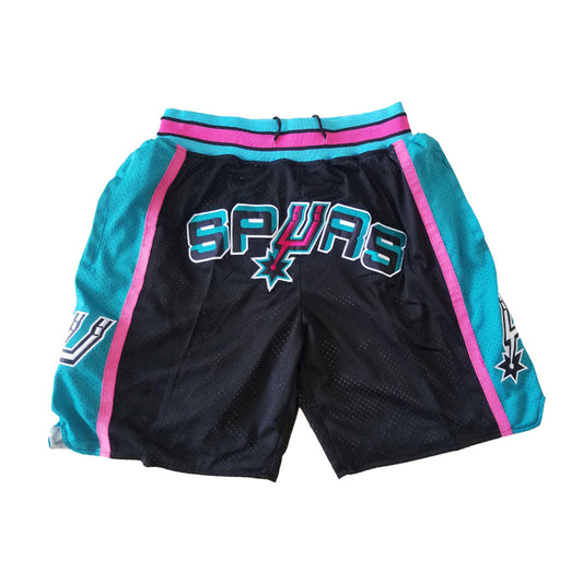 Spurs Vintage Shorts - Black