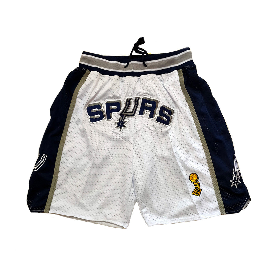 Spurs Vintage Shorts - White