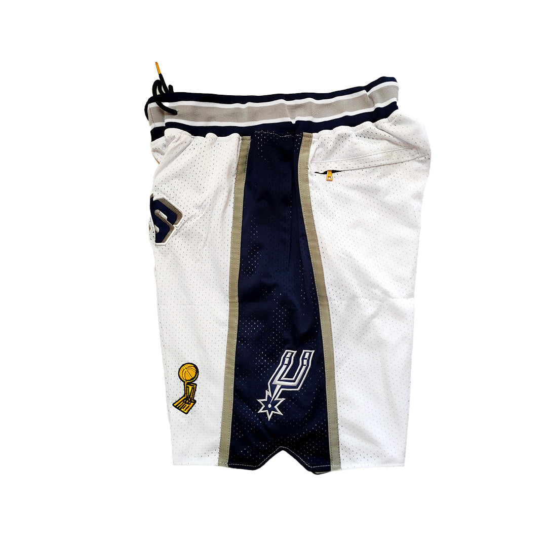 Spurs Vintage Shorts - White