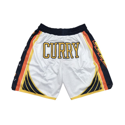 Steph Curry '22 Finals Vintage Shorts - White