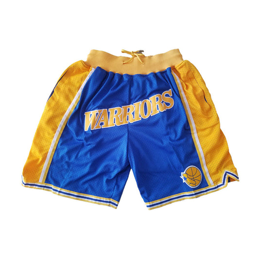 Warriors Vintage Shorts - Blue