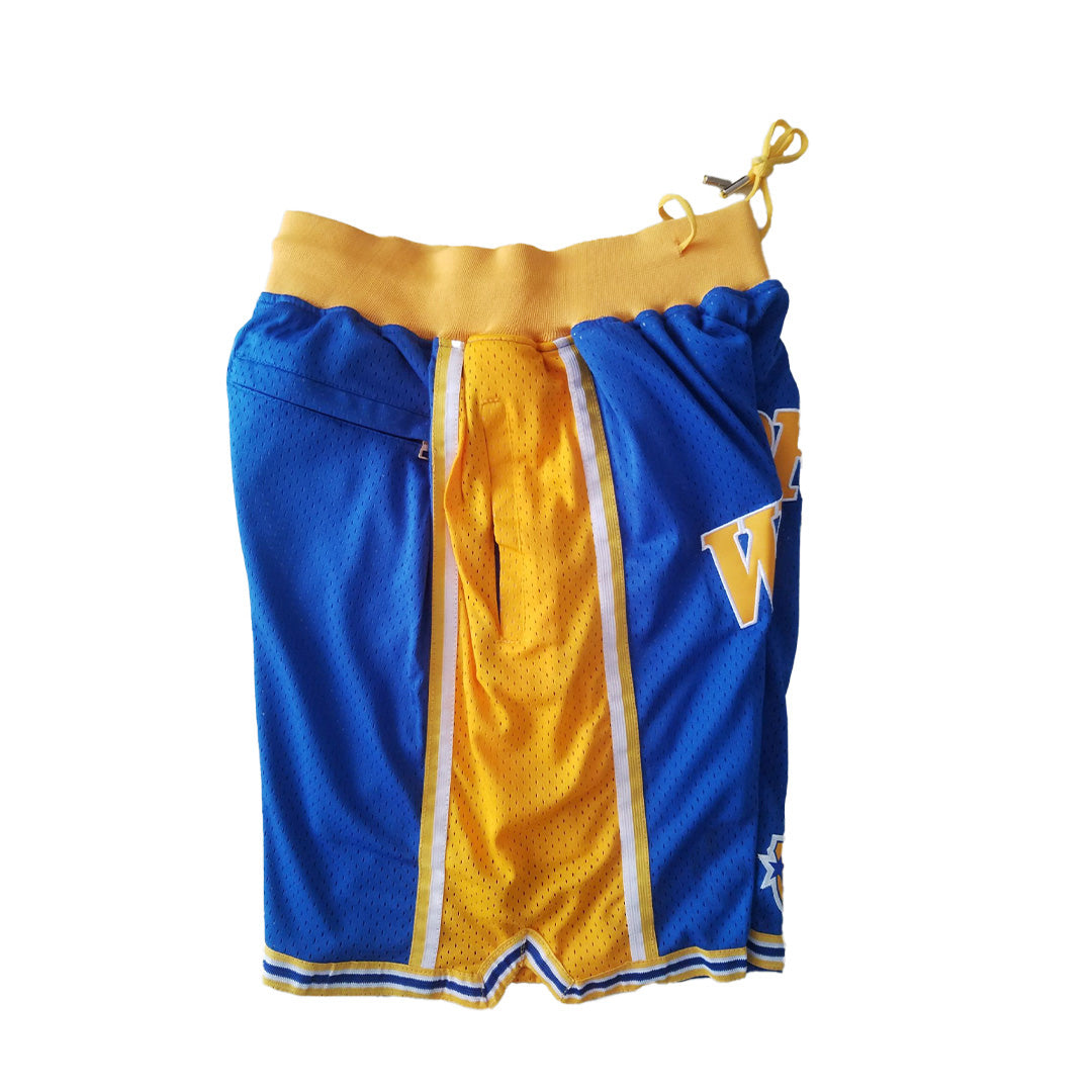 Warriors Vintage Shorts - Blue